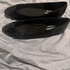 Forever Link Shiny Black Women's Flats